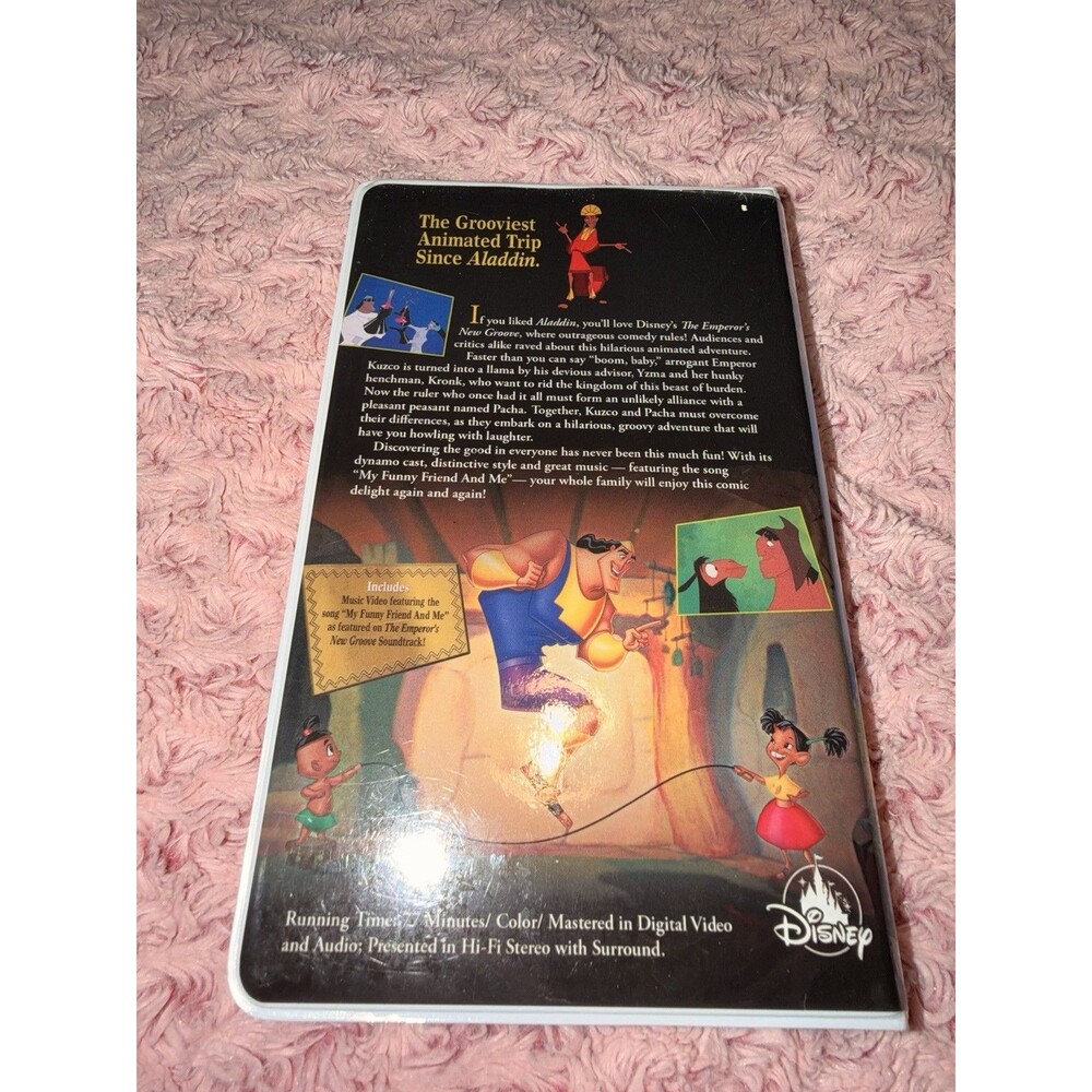 Disney Parks The Emperor's New Groove VHS Video Notebook Journal Only Rare - Picture 4 of 7